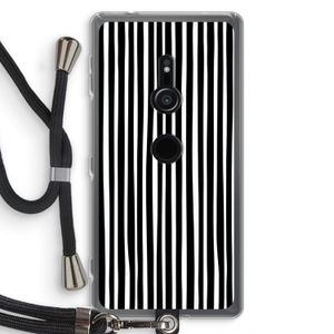 Stripes: Sony Xperia XZ2 Transparant Hoesje met koord