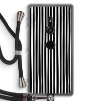 Stripes: Sony Xperia XZ2 Transparant Hoesje met koord
