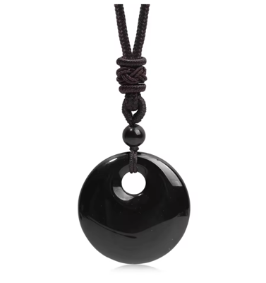 Obsidiaan ketting - kracht & bescherming - Kettingen - Spiritueelboek.nl