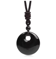 Obsidiaan ketting - kracht & bescherming - Kettingen - Spiritueelboek.nl