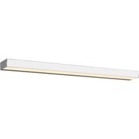 LED Wandlamp Up & Down 13W Warm Wit 3000K Rechthoek Mat Chroom