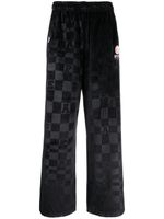 AAPE BY *A BATHING APE® pantalon de jogging Moonface à carreaux - Noir