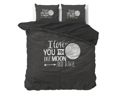 Sleeptime Moon and Back Antraciet 240 x 200/220 cm