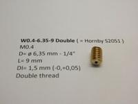 micromotor W0.4-6.35-9 Double wormwiel micromotor W0.4-6.35-9 Double wormwiel