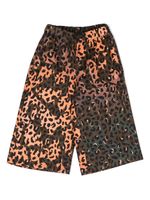 Marcelo Burlon County Of Milan Kids pantalon à imprimé animalier - Marron