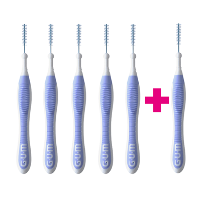 GUM Trav-Ler 0.6 mm lila - 5+1 Gratis