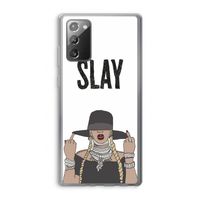 Slay All Day: Samsung Galaxy Note 20 / Note 20 5G Transparant Hoesje