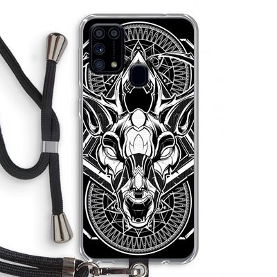 Oh Deer: Samsung Galaxy M31 Transparant Hoesje met koord
