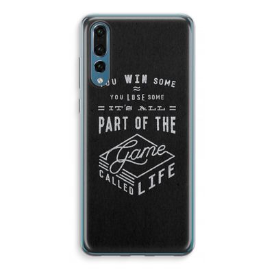 Life: Huawei P20 Pro Transparant Hoesje