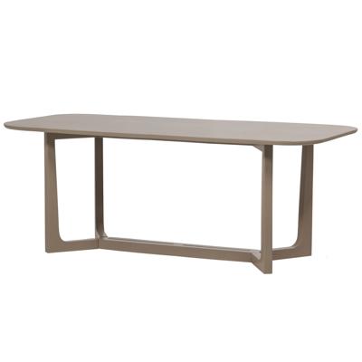 WOOOD Deens Ovale Eettafel 'Ferion' Mangohout, 180 x 90cm, kleur Mud