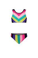 B.Nosy Meisjes bikini - Regenboog streep - thumbnail