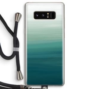 Ocean: Samsung Galaxy Note 8 Transparant Hoesje met koord