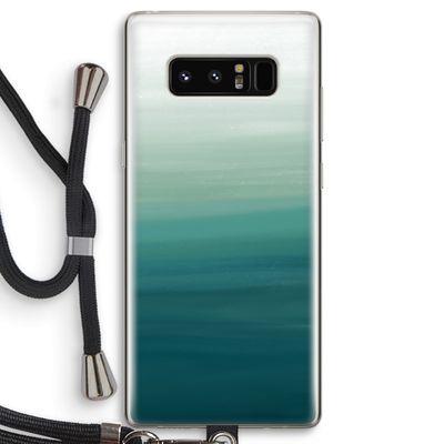 Ocean: Samsung Galaxy Note 8 Transparant Hoesje met koord