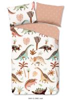 Good Morning Kinderdekbedovertrek "dinosaurussen" - Multi - (140x200 cm) - Katoen