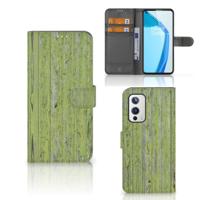 OnePlus 9 | Book Style Case | Green Wood