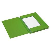 Dossiermap Secolor folio 3 klep 100% gerecycled karton 250 gr groen
