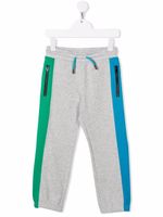 Stella McCartney Kids pantalon de jogging à design colour block - Gris