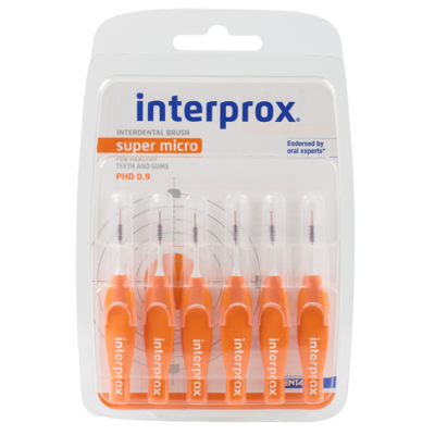 Interprox Ragers Super Micro Oranje PHD 0.9 mm - 6 stuks Interprox Ragers Super Micro Oranje PHD 0.9 mm - 6 stuks