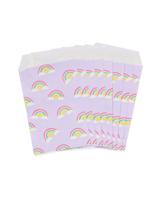 HEMA Uitdeelzakjes Papier Regenboog 8 Stuks