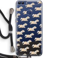 Ponys: Huawei P Smart (2018) Transparant Hoesje met koord
