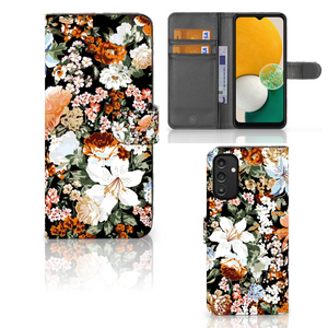 Hoesje voor Samsung Galaxy A14 4G Dark Flowers