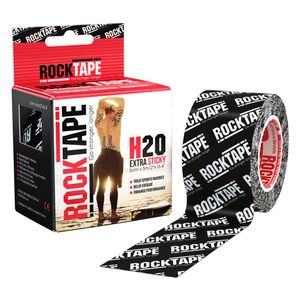Rocktape H2O (5cm x 5m) zwart logo