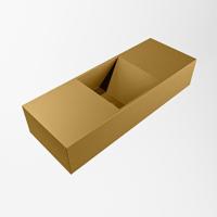 Mondiaz TYNE Fontein - 60x23x12cm - wasbak midden - zonder kraangaten - solid surface - Oro TYNE20005ORO Mondiaz TYNE Fontein - 60x23x12cm - wasbak midden - zonder kraangaten - solid surface - Oro TYNE20005ORO