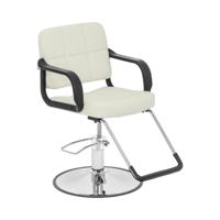 Kappersstoel Epsom met voetensteun - Zithoogte 50 - 64 cm - 170 kg - Beige