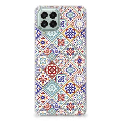 Samsung Galaxy M33 | TPU | Siliconen hoesje | Tiles Color Samsung Galaxy M33 | TPU | Siliconen hoesje | Tiles Color
