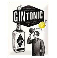 Gin Tonic Metalen Bord - thumbnail