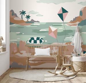 Gerecycleerd Behang Seascape Rol Multi