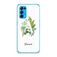 Green Brush: Oppo Find X3 Lite Transparant Hoesje