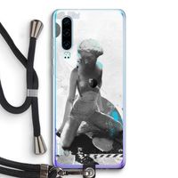 I will not feel a thing: Huawei P30 Transparant Hoesje met koord