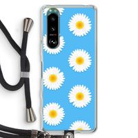Margrietjes: Sony Xperia 5 III Transparant Hoesje met koord