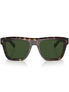 Dolce & Gabbana Eyewear lunettes de soleil à effet écaille de tortue - Vert