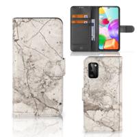 Samsung Galaxy A41 | Bookcase | Marmer Beige
