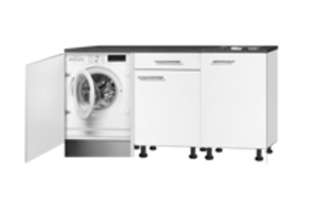 kitchenette 180cm met inbouw wasmachine en spoelbak RAI-003344