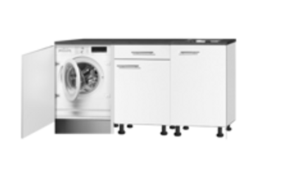 kitchenette 180cm met inbouw wasmachine en spoelbak RAI-003344