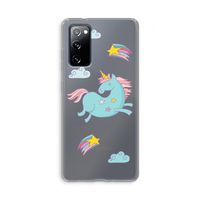 Vliegende eenhoorn: Samsung Galaxy S20 FE / S20 FE 5G Transparant Hoesje Vliegende eenhoorn: Samsung Galaxy S20 FE / S20 FE 5G Transparant Hoesje