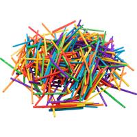 Creativ Company Luciferstokjes, l: 5 cm, diverse kleuren, 4300 stuk, 500 gr/ 1 doos