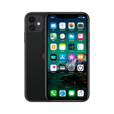 Refurbished iPhone 11 128 GB Zwart Licht gebruikt