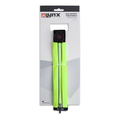Lynx led sport heuptas / hardloopriem usb