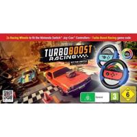 Turbo Booster Racing - Kit (volanti + gioco) - Gioco per Nintendo Switch - Codice in una scatola