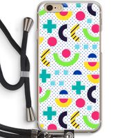 8-bit N°1: iPhone 6 / 6S Transparant Hoesje met koord