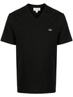 Lacoste t-shirt à patch logo crocodile - Noir