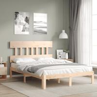Bedframe zonder matras massief grenenhout 140x200 cm