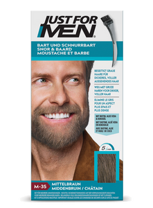 Just For Men Snor & Baard Haarkleuring - M35 Middenbruin