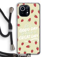 Don't forget to have a great day: Xiaomi Mi 11 Transparant Hoesje met koord
