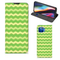 Motorola Moto G 5G Plus | Hoesje met Magneet | Waves Green