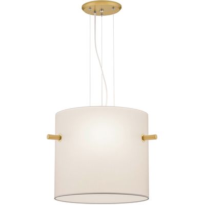 LED Hanglamp - Hangverlichting - Trion Coleno - E27 Fitting - Rond - Mat Goud - Aluminium